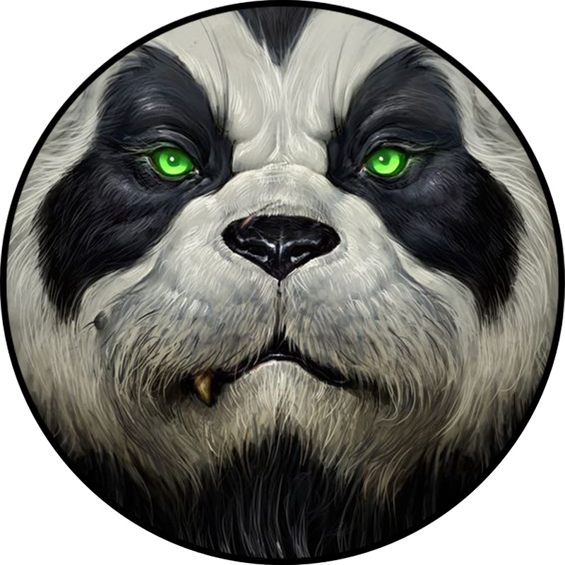 Neuro Sphere Agario Custom Skin - Pandas Guerreros Clipart (800x800), Png Download