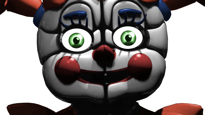 Circus Baby From The Fnaf Sl Trailer - Fnaf Sister Location Imagens Clipart (854x480), Png Download