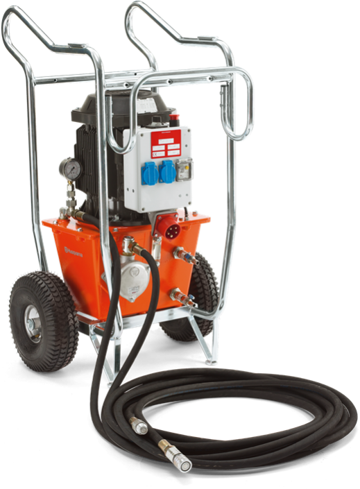 Husqvarna Hydraulic Power Pack Clipart (536x709), Png Download