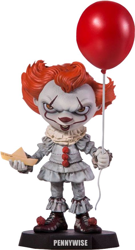 Iron Studios It 2017 Pennywise Mini Co Figure - Figurine Clipart (806x1000), Png Download