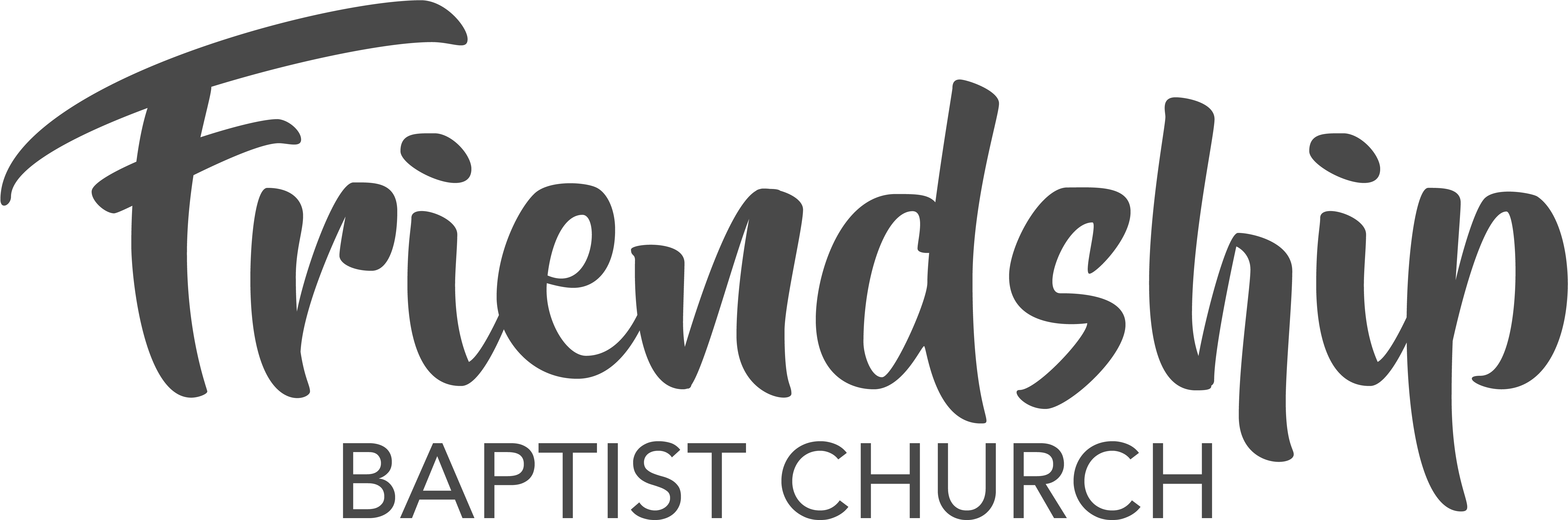 Friendship Baptist Church - Friendship Baptist Church Logo Clipart (6000x2057), Png Download