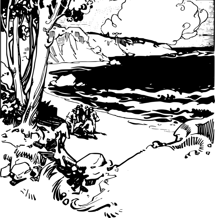 Computer Icons Download Email The Mystery Of Faith - Cove Clipart Black And White - Png Download (740x750), Png Download