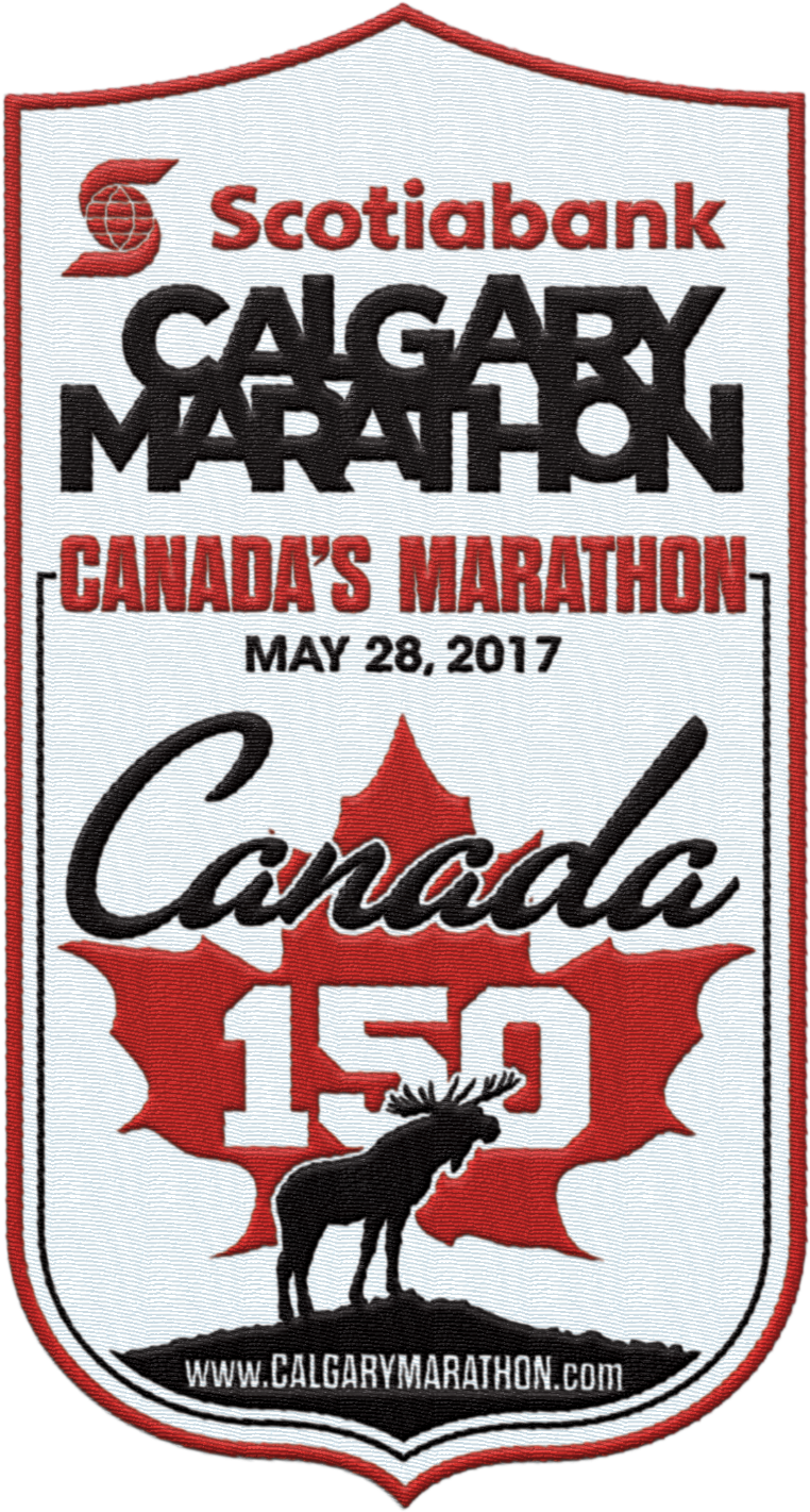 Scotiabank Calgary Marathon - Calgary Marathon 2017 Clipart (866x1500), Png Download