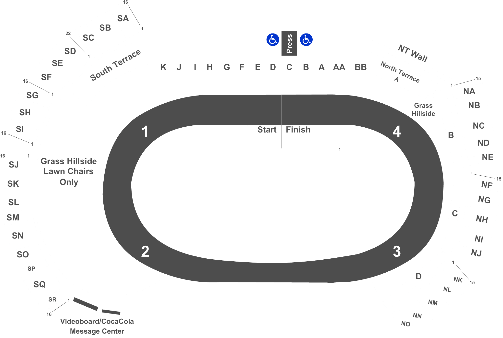 Vip Packages For Nascar Camping World Truck Series - Camping At Eldora Speedway Clipart (2100x1500), Png Download