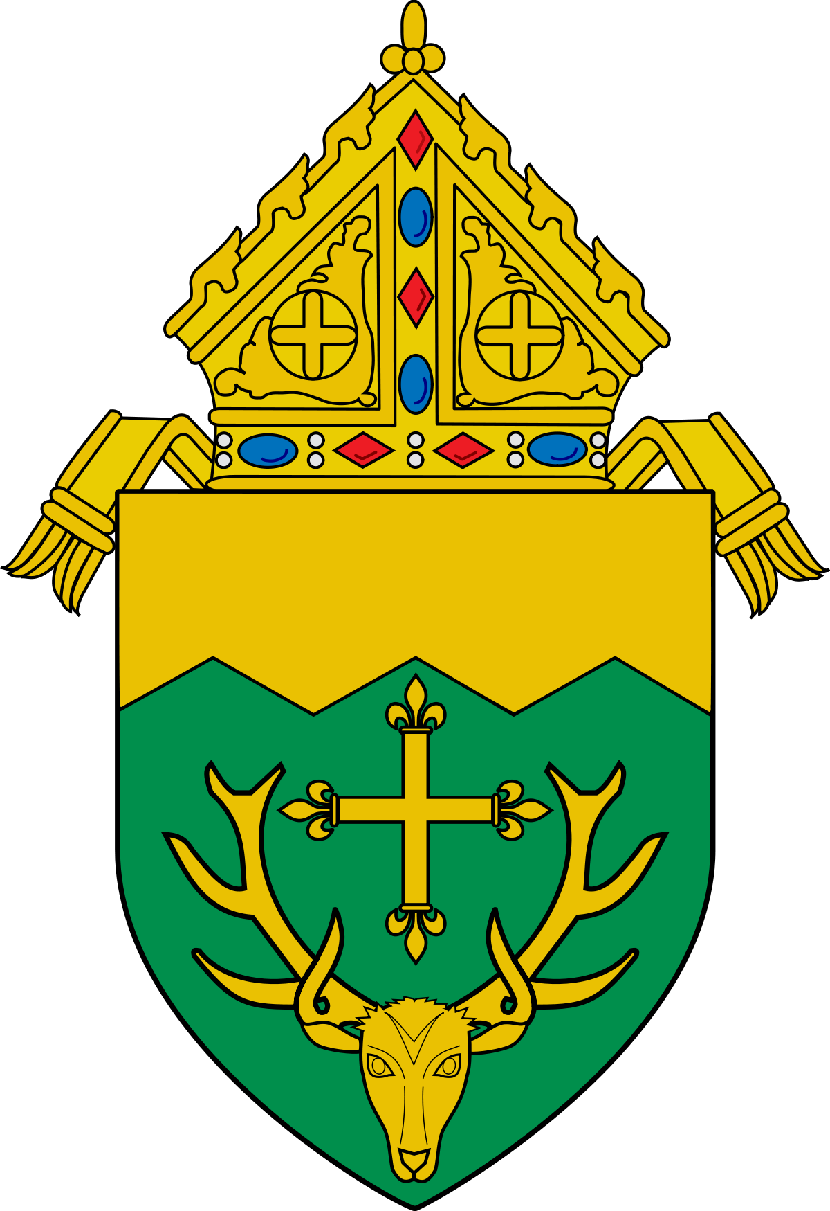 Roman Catholic Diocese Of Burlington - Cuban Roman Catholic Symbol Clipart (1200x1749), Png Download