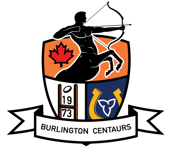 Centaur's Logo - Burlington Centaurs Rugby Clipart (586x543), Png Download