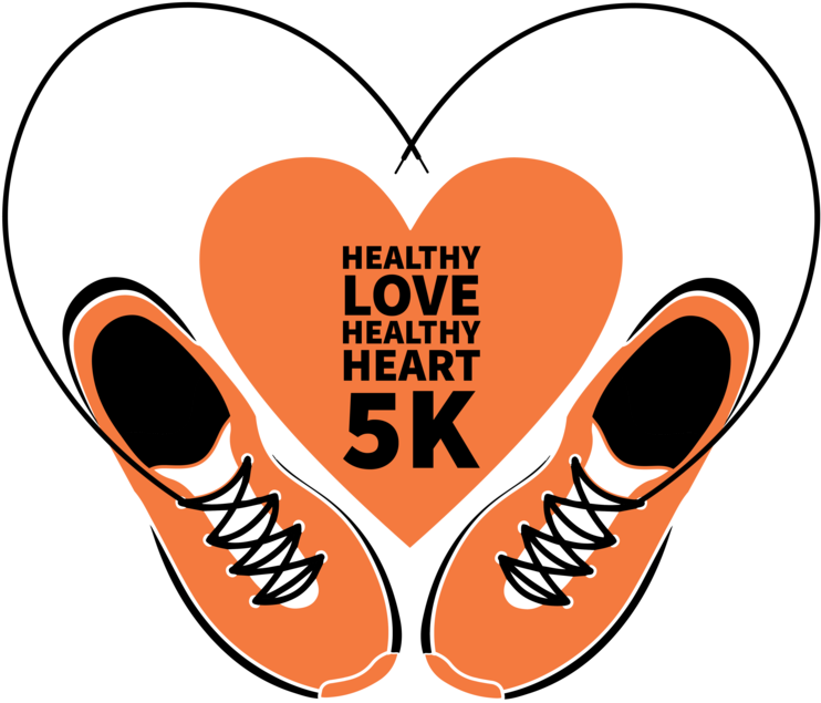 Ywca's Healthy Love Healthy Heart 5k - Heart Clipart (800x698), Png Download