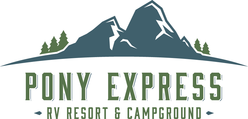 Pony Express Logo - Jk Clipart (826x398), Png Download