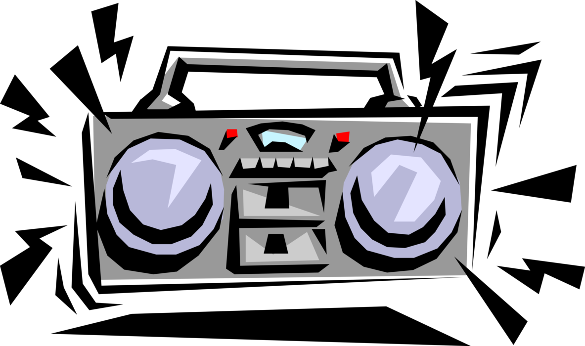 More In Same Style Group - Boombox Playing Music Clipart (1183x700), Png Download