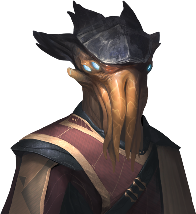 To Serve Man - Stellaris Squid Portrait Clipart (702x762), Png Download