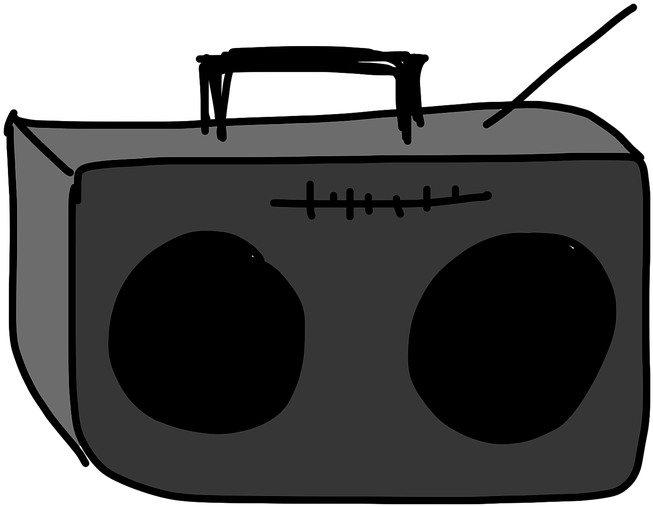 Radio Device Images - Ilustraciones De Radio Png Clipart (960x720), Png Download