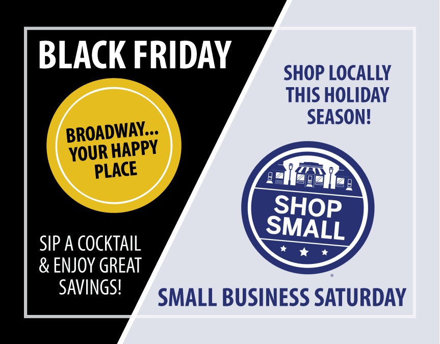 Shop Broadway This Black Friday And Small Business - Small Business Saturday Clipart (863x675), Png Download