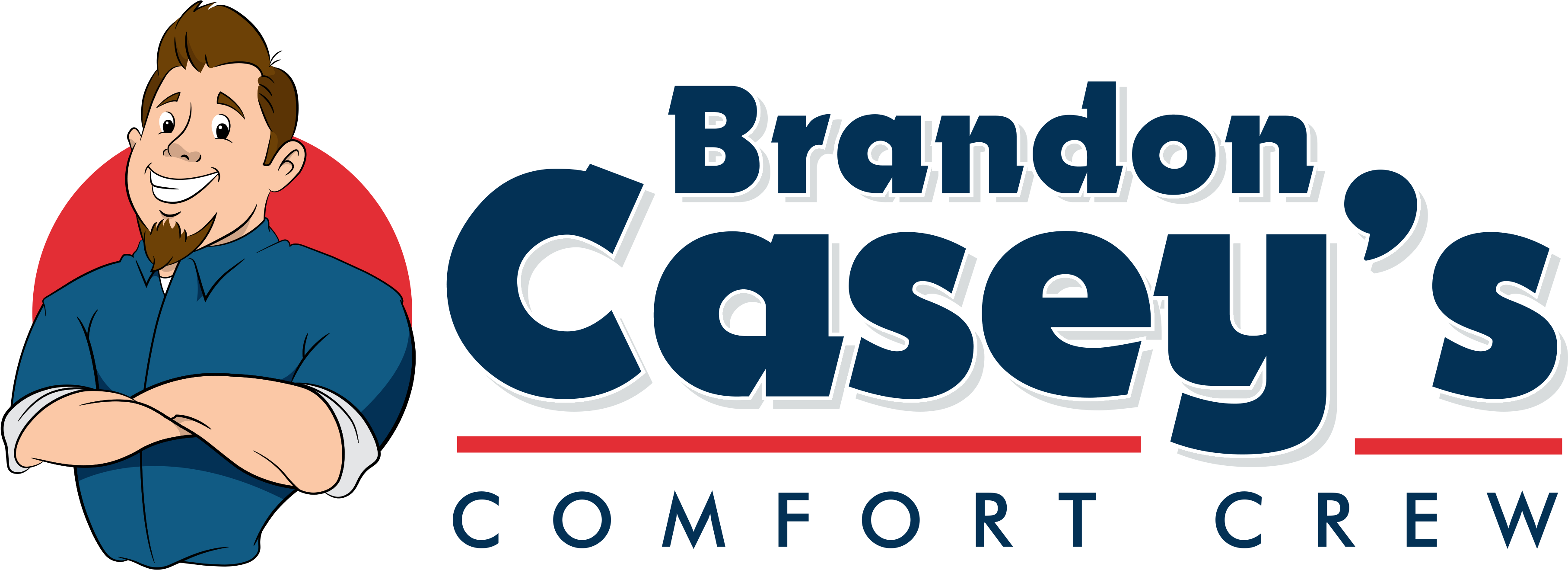 Brandon Casey's Comfort Crew Logo - Graphic Design Clipart (3629x1362), Png Download