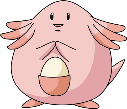 Pokemon-clefable Egg - Pokemon Go Chansey Gif Clipart - Large Size Png