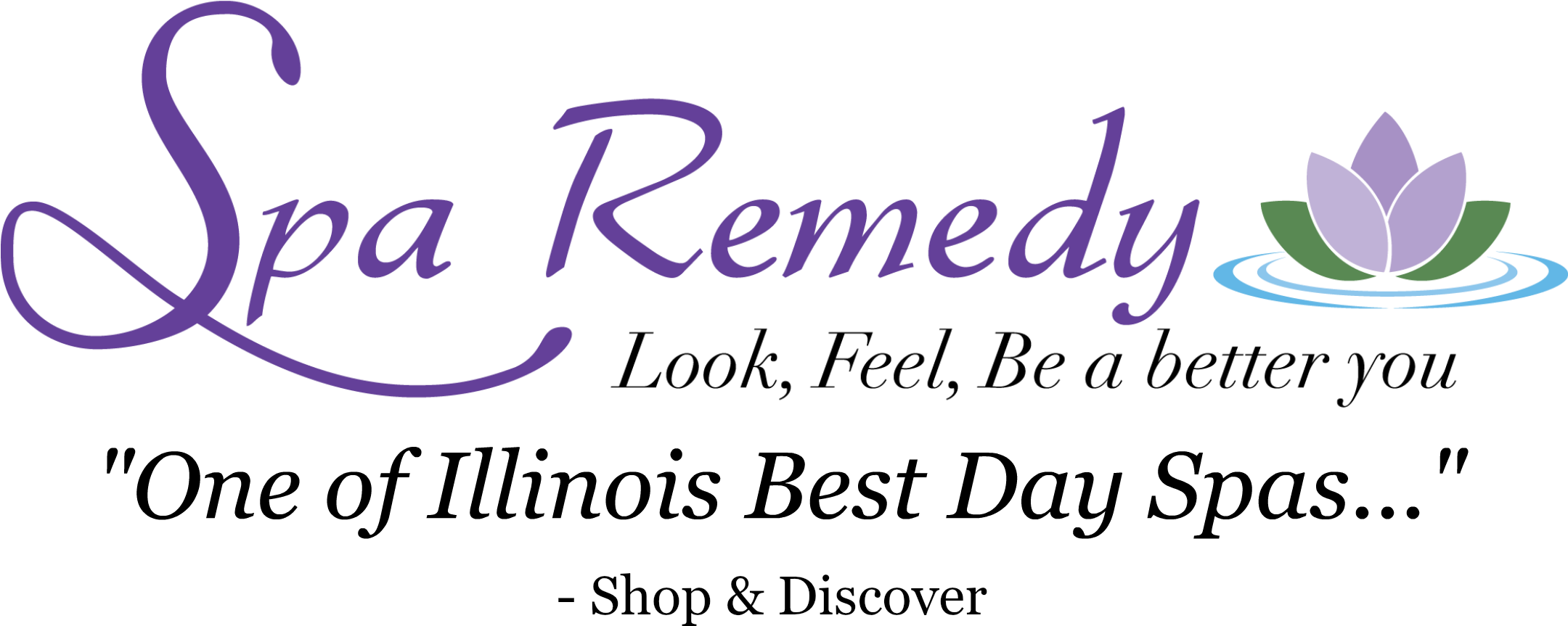 Spa Remedy Logo - La Rosa Flower Shop Clipart (2400x1200), Png Download
