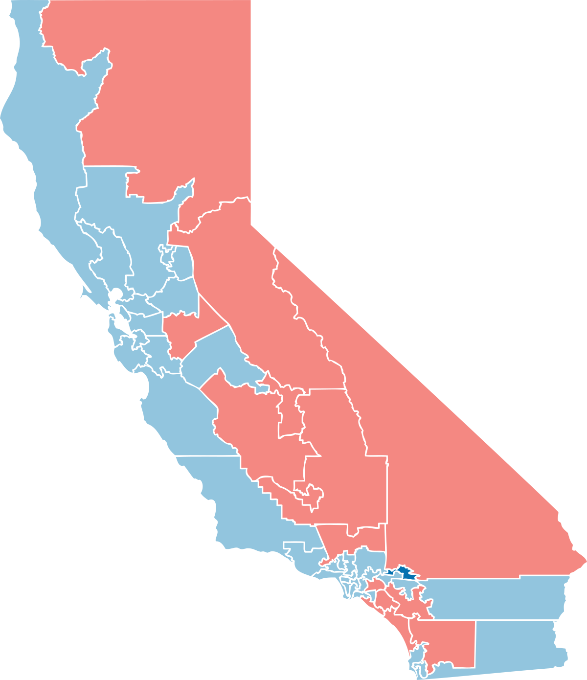 2014 United States House Of Representatives Elections - California State Clipart (1200x1390), Png Download