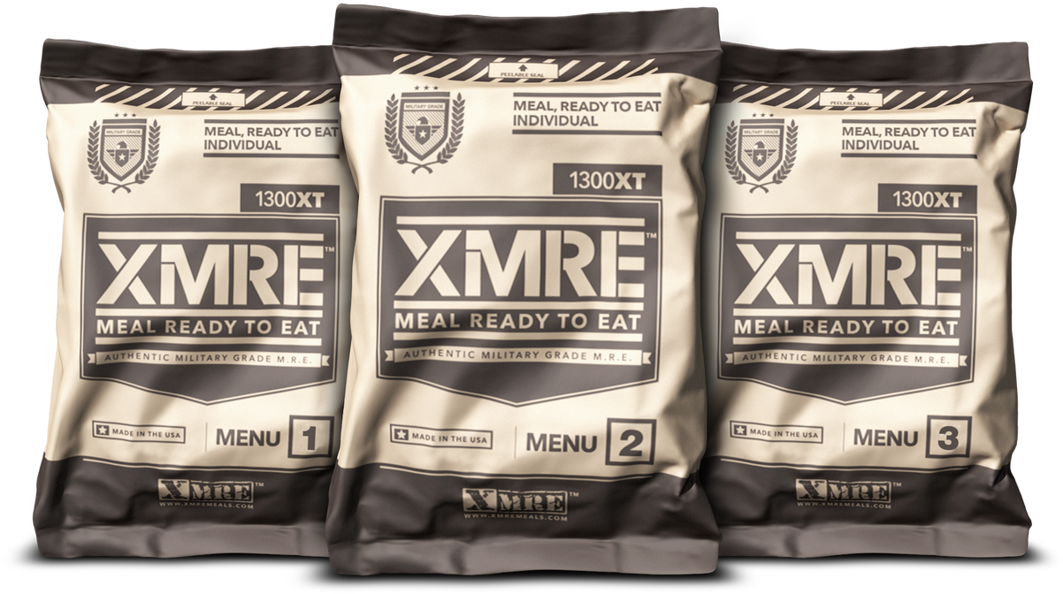 Xmre 1300xt Military Grade Extended Shelf-life Mre's - Meals Ready To Eat Png Clipart (1280x770), Png Download