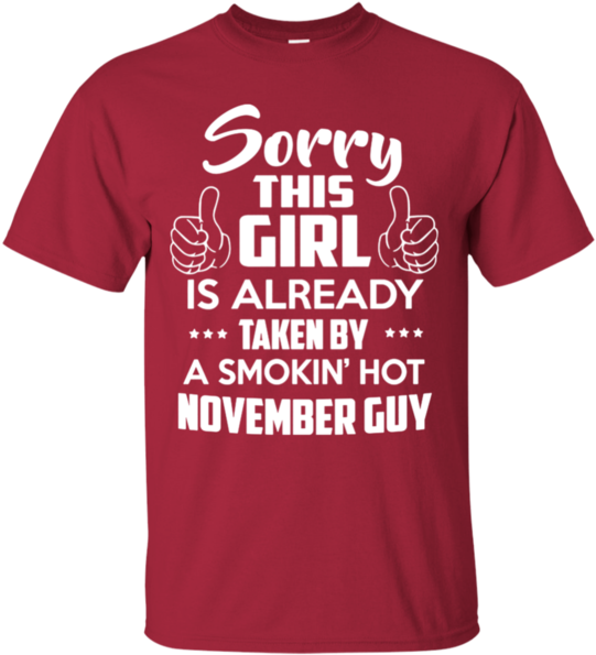 Sorry This Girl Is Already Taken By A Smokin's Hot - Disney Personalised T Shirts Clipart (600x600), Png Download