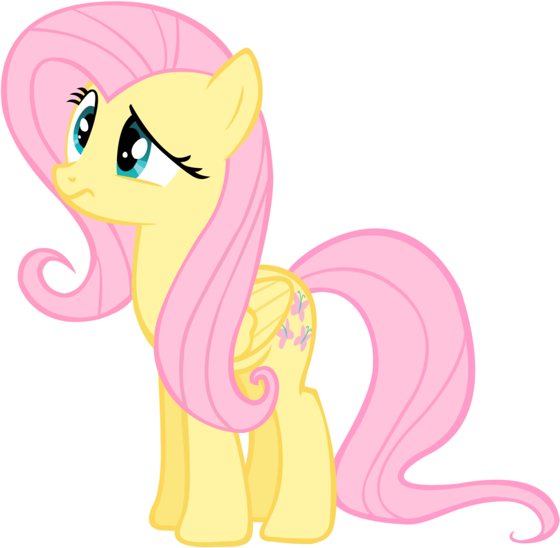 Fanmade Fluttershy Vector - Fluttershy Pinkie Pie Cutie Mark Clipart (814x796), Png Download