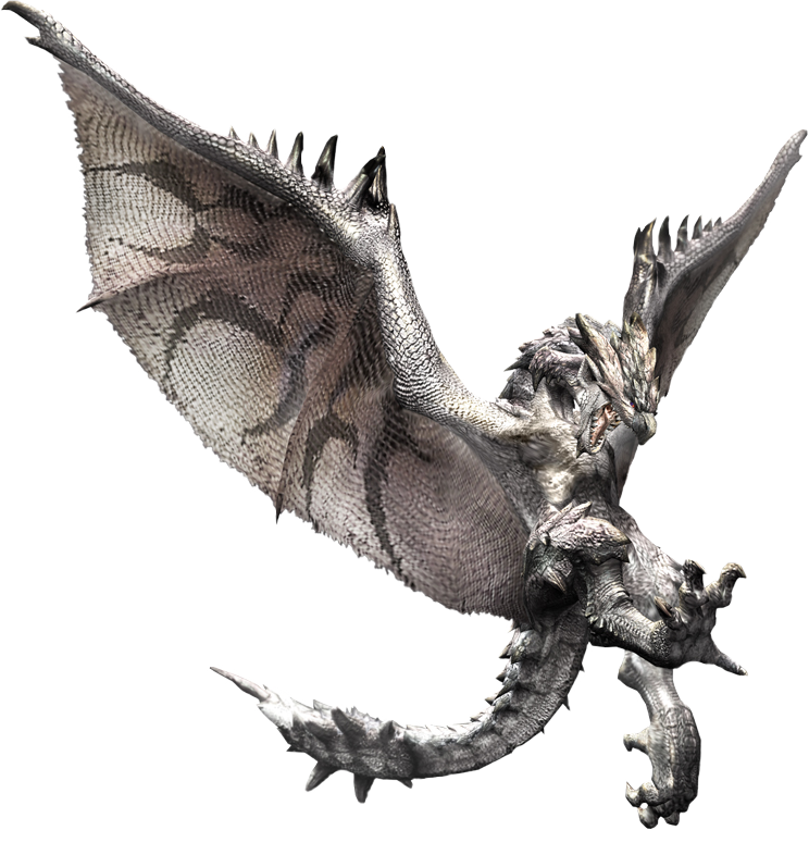 Image - Monster Hunter Silver Rathalos Clipart (744x786), Png Download