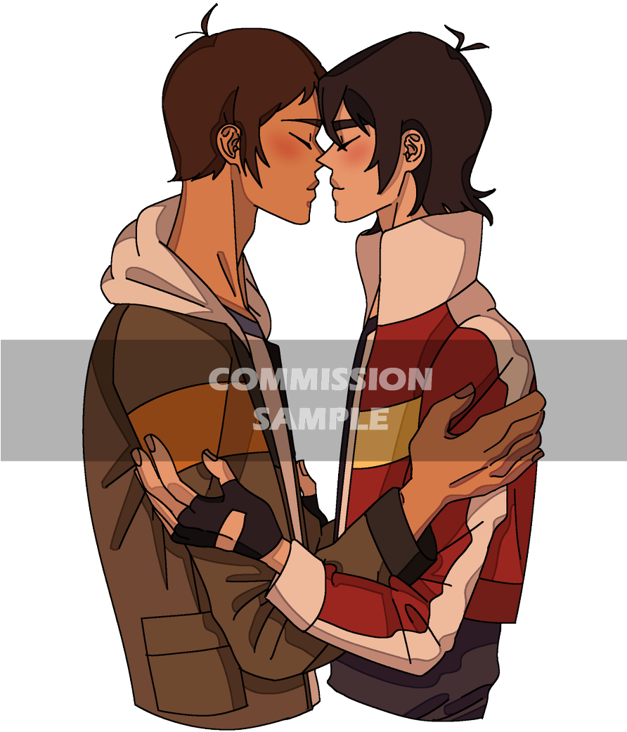 2 Chara Half Body / 12 Kofi / $36 - Kiss On Lips Clipart (891x1200), Png Download