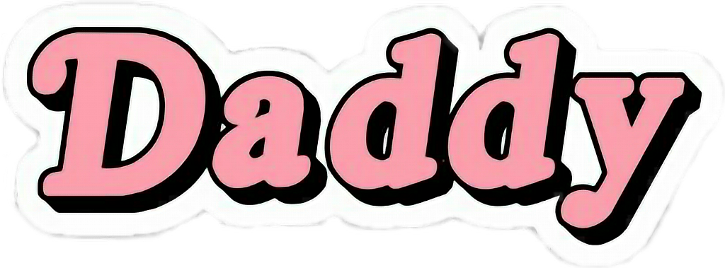 #tumblr #daddy - Fuck You Daddy Overlay Clipart (1024x379), Png Download