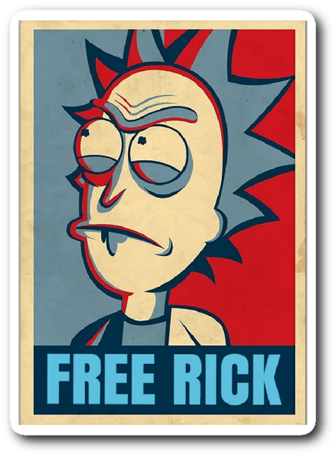 Rick And Morty Suprememeshop - Poster Rick Y Morty Clipart (800x800), Png Download