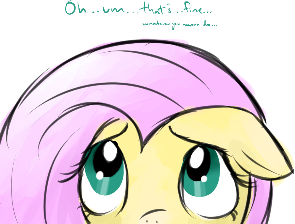 First Fluttershy Episode Of Season Two Is Delayed - Cartoon Clipart (1000x858), Png Download