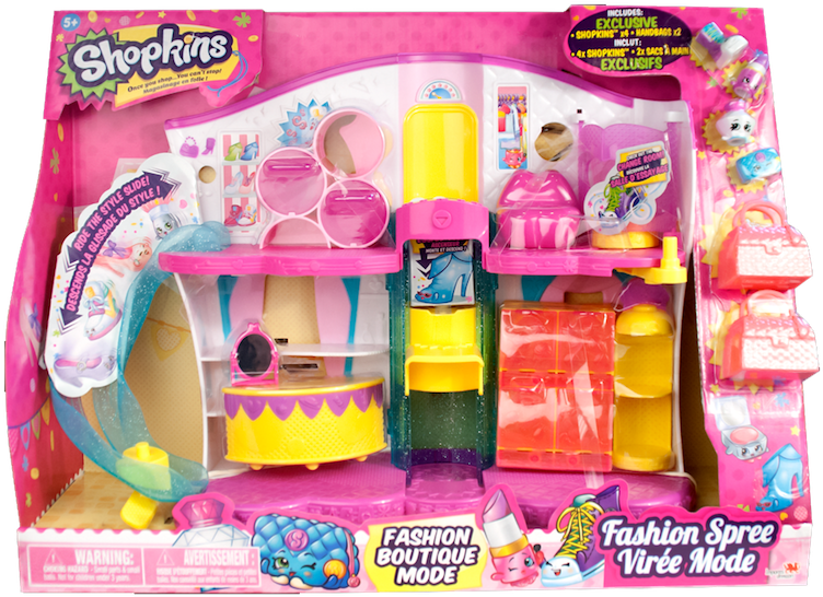 Fashionboutique - Pack Shopkins Walmart Fashion Spree Cool Shopkins Clipart (800x560), Png Download