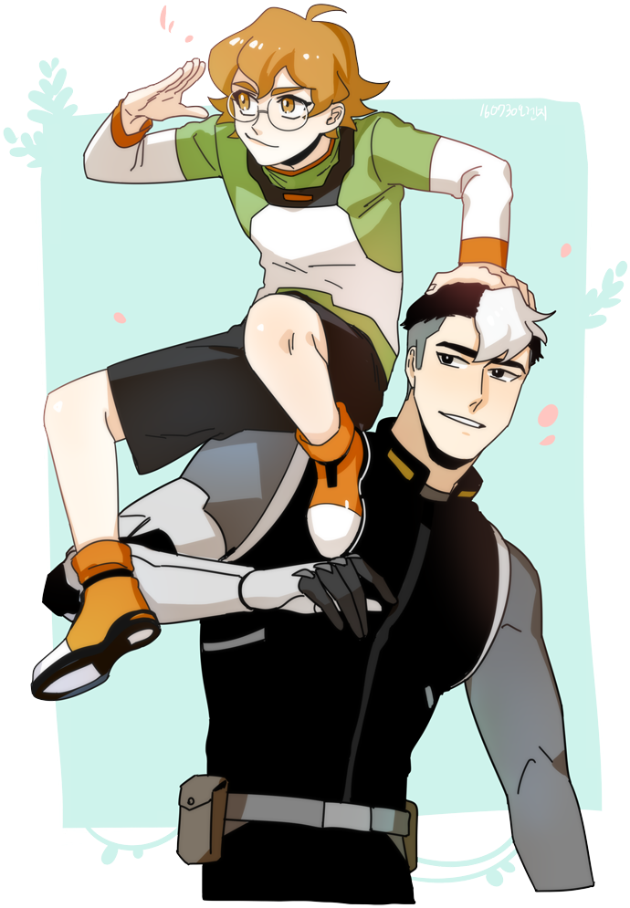Pidge And Shiro Voltron Clipart (750x1079), Png Download