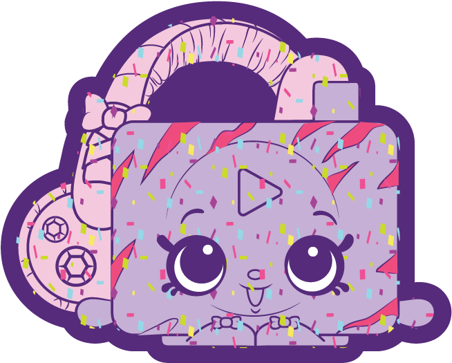 Shopkins Marabel Music Player Clipart (834x834), Png Download