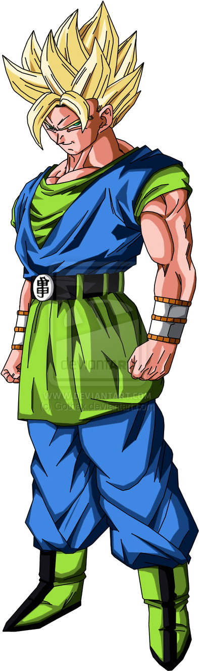 Goku Super Sayayin 6 Clipart (600x1402), Png Download