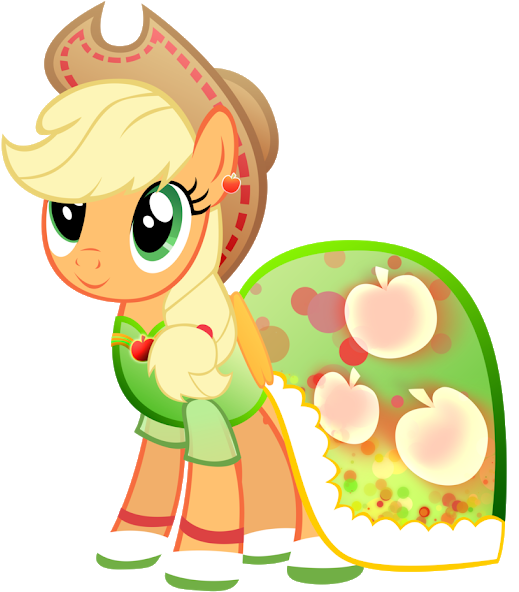My Little Pony Applejack Dress , Png Download - My Little Pony Applejack Dress Clipart (519x592), Png Download