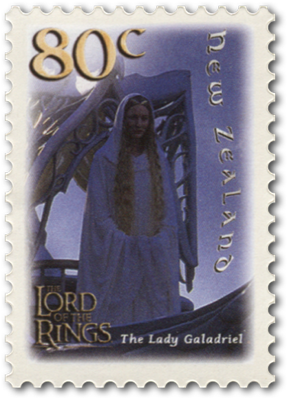 Single Stamp - Lord Of The Rings Stamps New Zealand Clipart (600x600), Png Download
