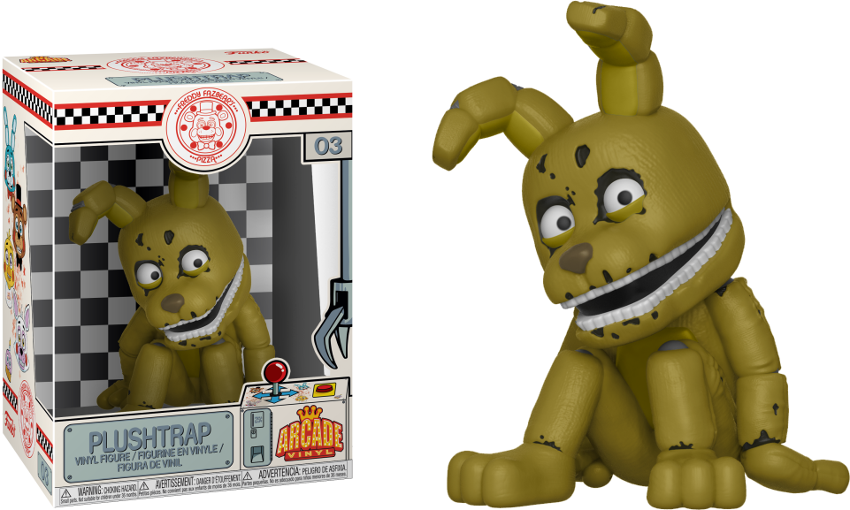 Pop Vinyl Five Nights At Freddy's Plushtrap - Five Nights At Freddy's Toys Clipart (961x577), Png Download