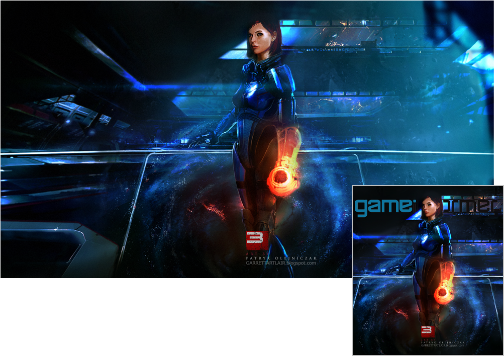 Mass Effect 3 Miranda Pc Clipart (1025x730), Png Download