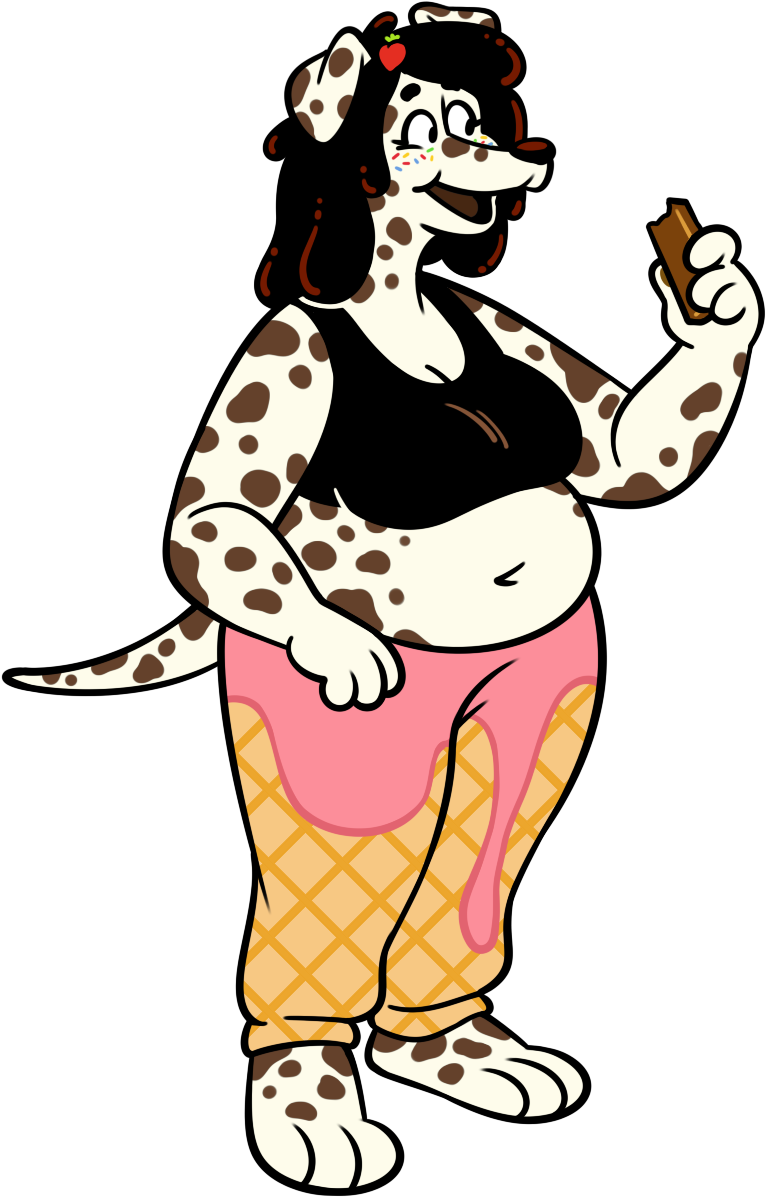Meet Cici, The Cookies N' Cream Dalmatian Clipart (865x1257), Png Download