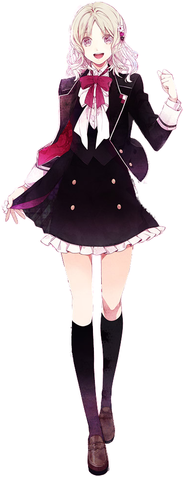 Afficher L'image D'origine - Diabolik Lovers Yui Komori Png Clipart (480x1080), Png Download