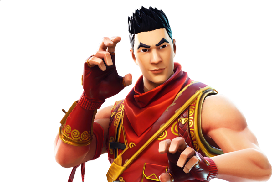 Fortnite Crimson Scout 2 - Crimson Scout Fortnite Skin Clipart (1021x580), Png Download