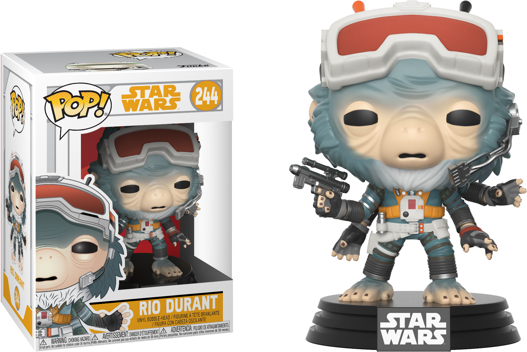 Pop Figure Star Wars Rio Durant Solo - Solo Star Wars Story Pop Han Solo Clipart (1797x1202), Png Download