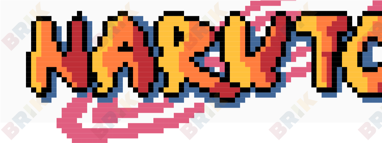 Pixel Art De Akatsuki Clipart (1922x560), Png Download