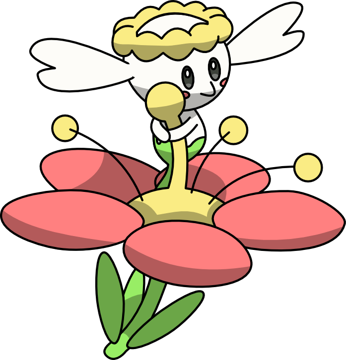 Flabebe Pokemon Clipart (697x726), Png Download