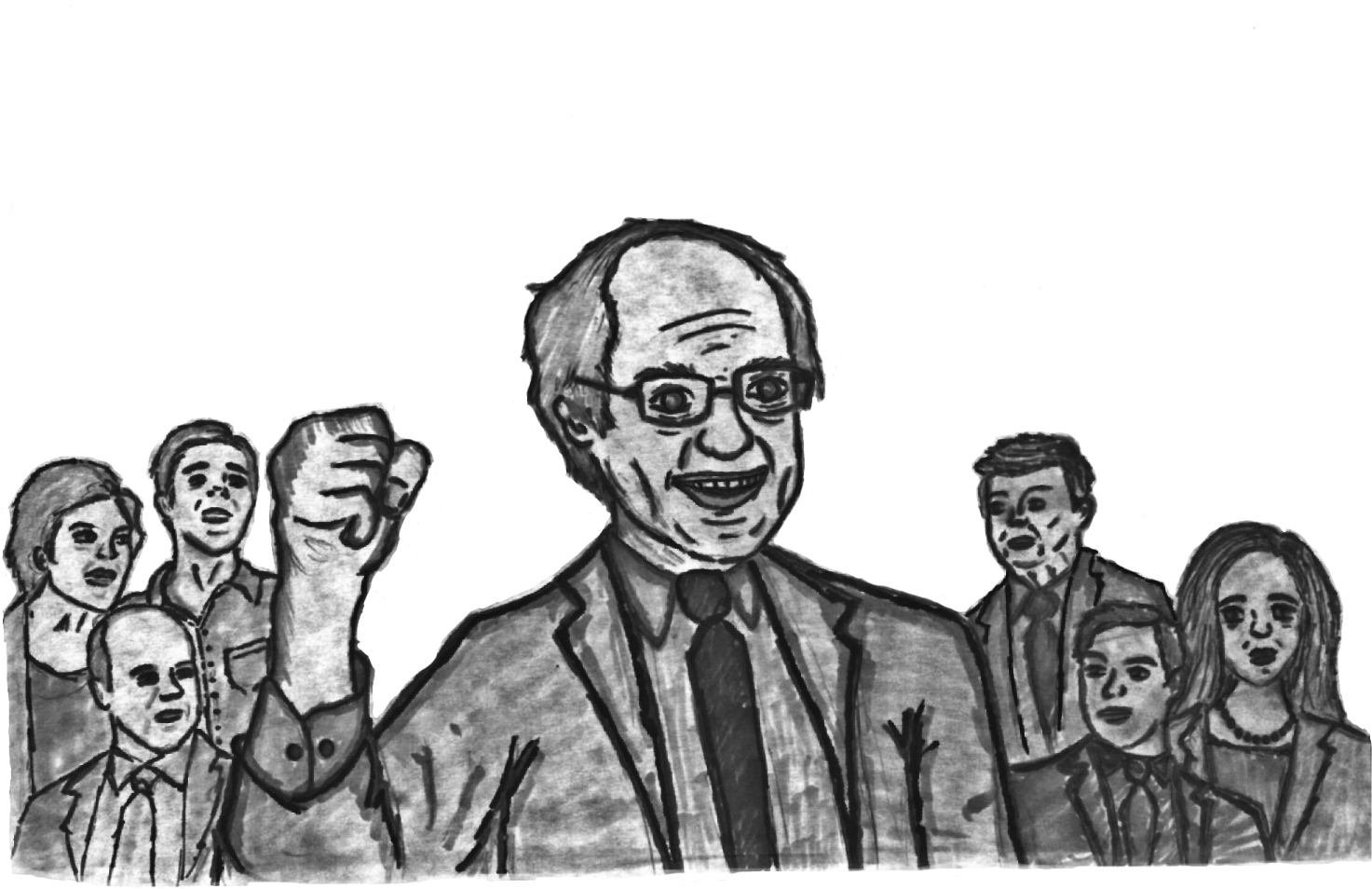 Can You Feel The Bern, Again - Sketch Clipart (1501x1501), Png Download