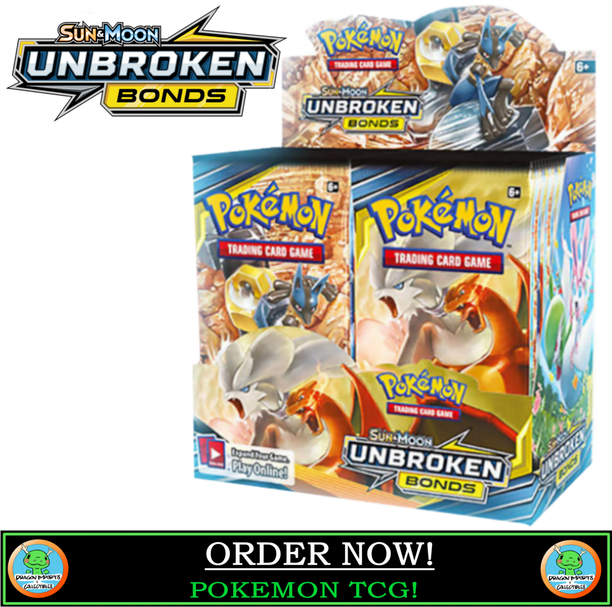 Pokemon Tcg Sets - Unbroken Bonds Booster Box Clipart (1200x1200), Png Download