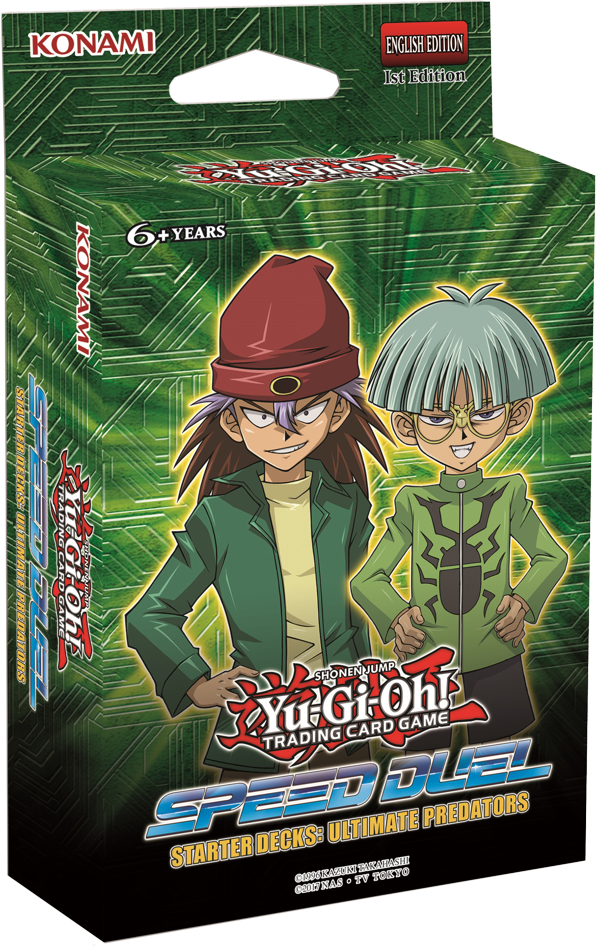 Yu Gi Oh Speed Duel Ultimate Predators Starter Display - Yugioh Clipart (596x946), Png Download