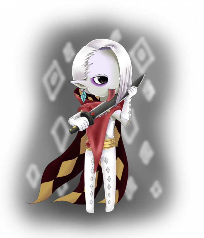 Ghirahim Chibi - Skyward Sword Chibi Ghirahim Clipart (700x819), Png Download