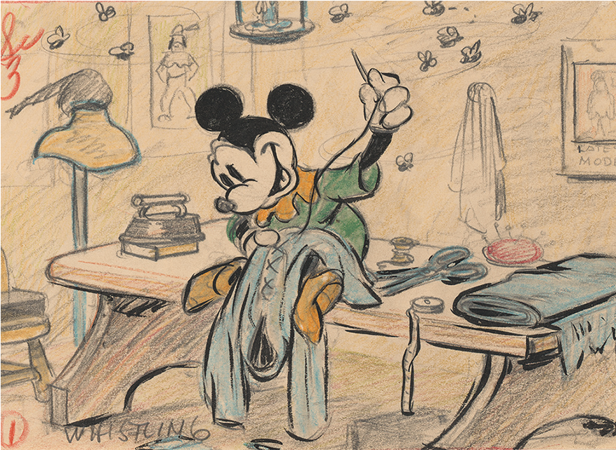 El Sastrecillo Valiente, - Sastrecillo Valiente Mickey Mouse Clipart (1000x1000), Png Download