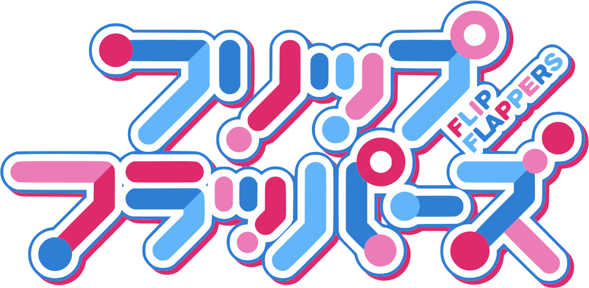 Flip Flappers Title Clipart (1200x588), Png Download