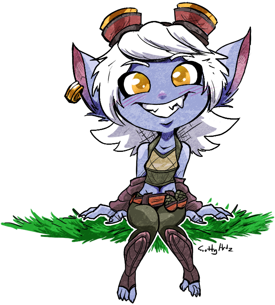 Tristana By Scottytheartist - Cartoon Clipart (1000x1124), Png Download