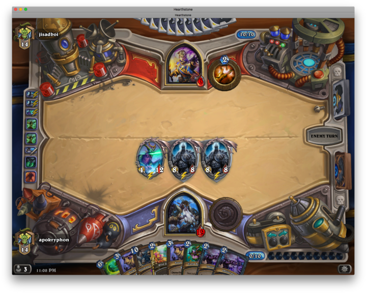 Frostmourne Value - Golden Classic Mage Hearthstone Clipart (728x583), Png Download